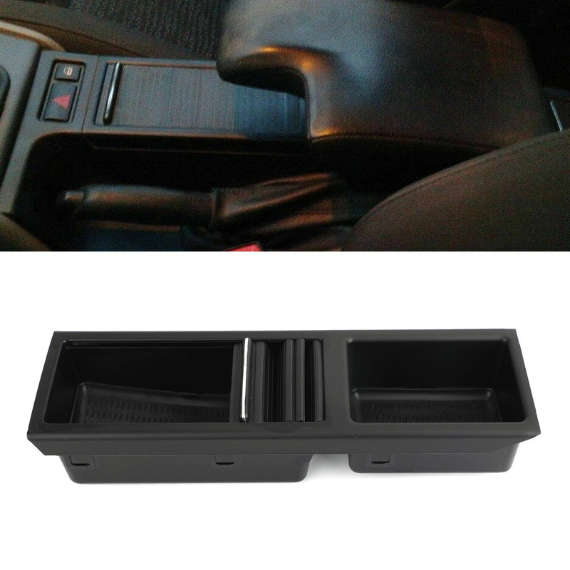 Black Front Center Console Storage Cup Holder Fits For BMW E46 3 Series 1998-2007 Generic