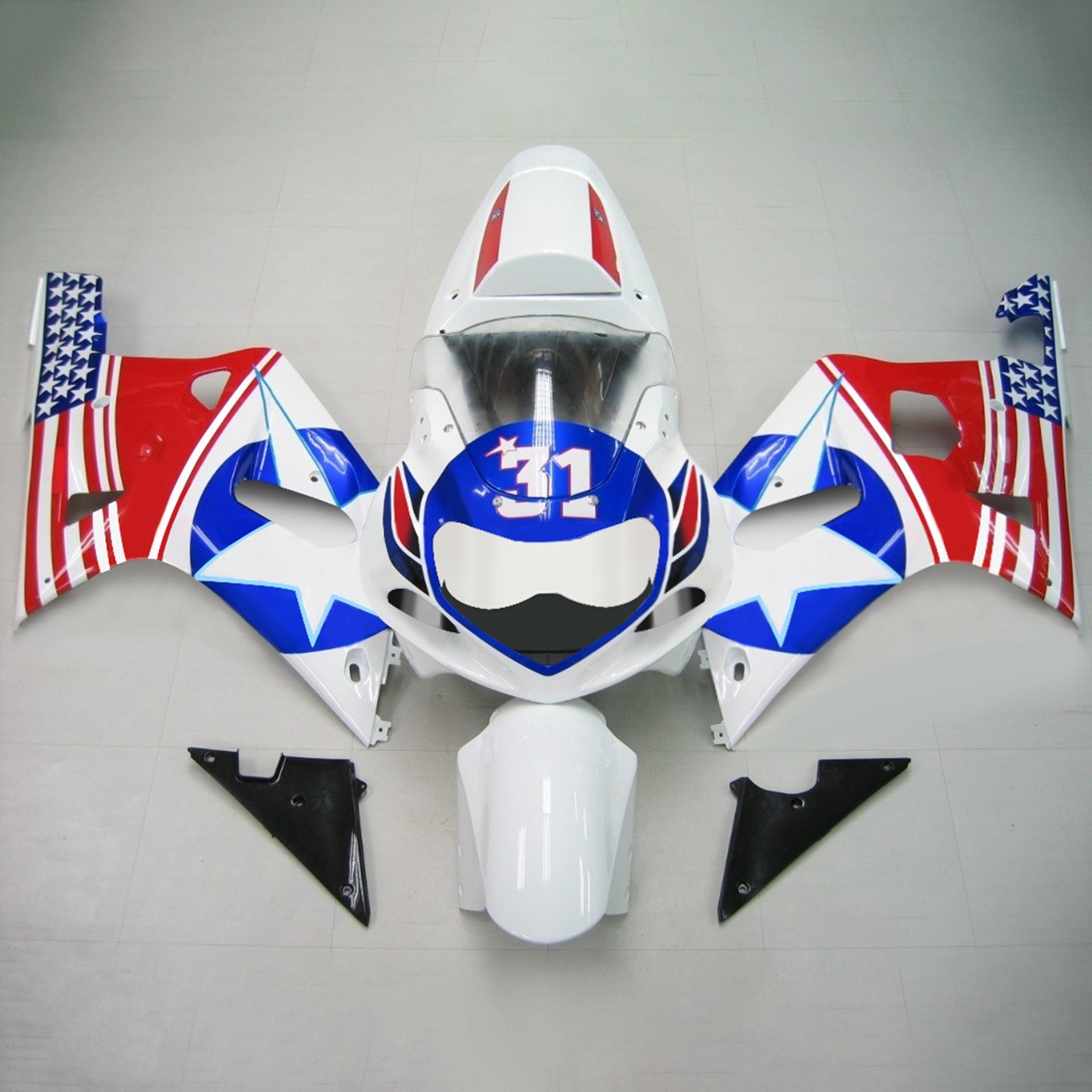 Suzuki GSXR750 2001-2003  Fairing Kit Bodywork Plastic ABS