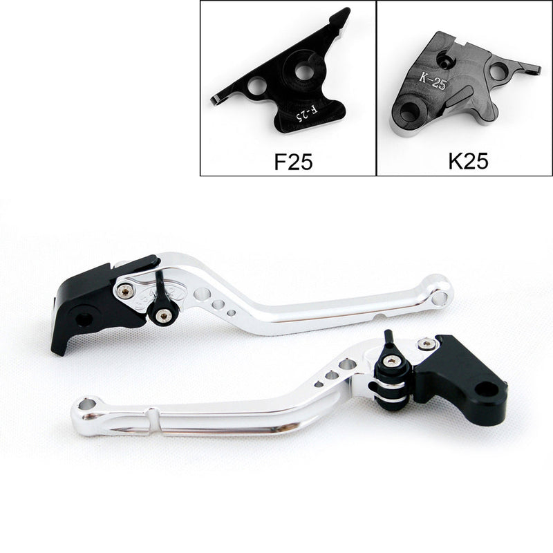 Long Brake Clutch Levers Fit For Kawasaki NINJA 250R 2008-2012 Black Generic