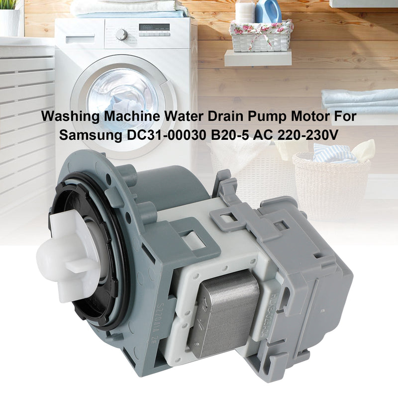 Motor de bomba de drenaje de agua para lavadora para Samsung DC31-00030 B20-5 AC 220-230V