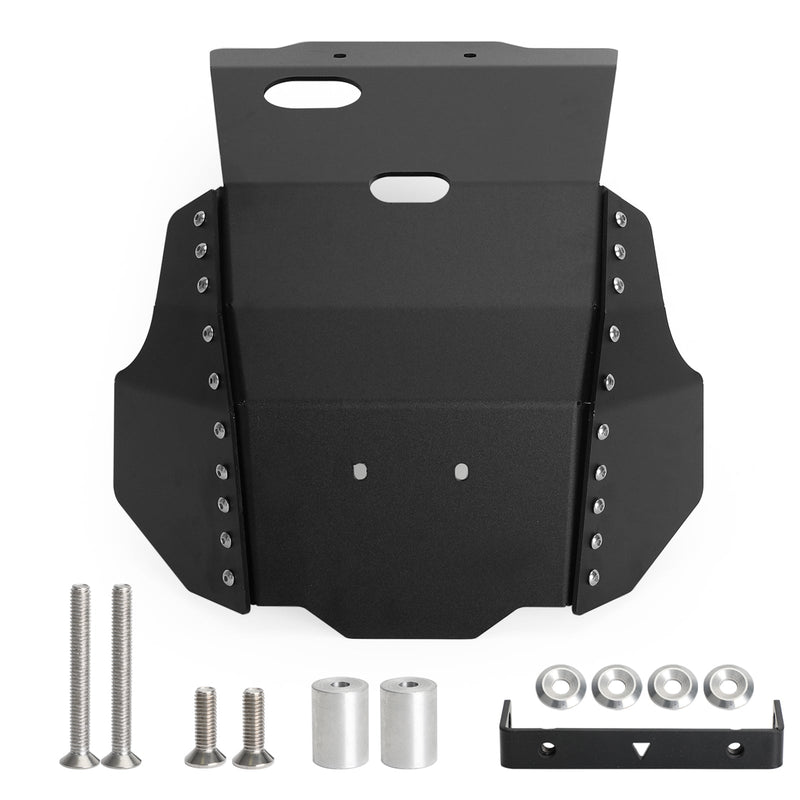 Black Engine Guard Skid Plate Fit for Honda CRF300 CRF300L Rally 2021-2022 Y2204 Generic