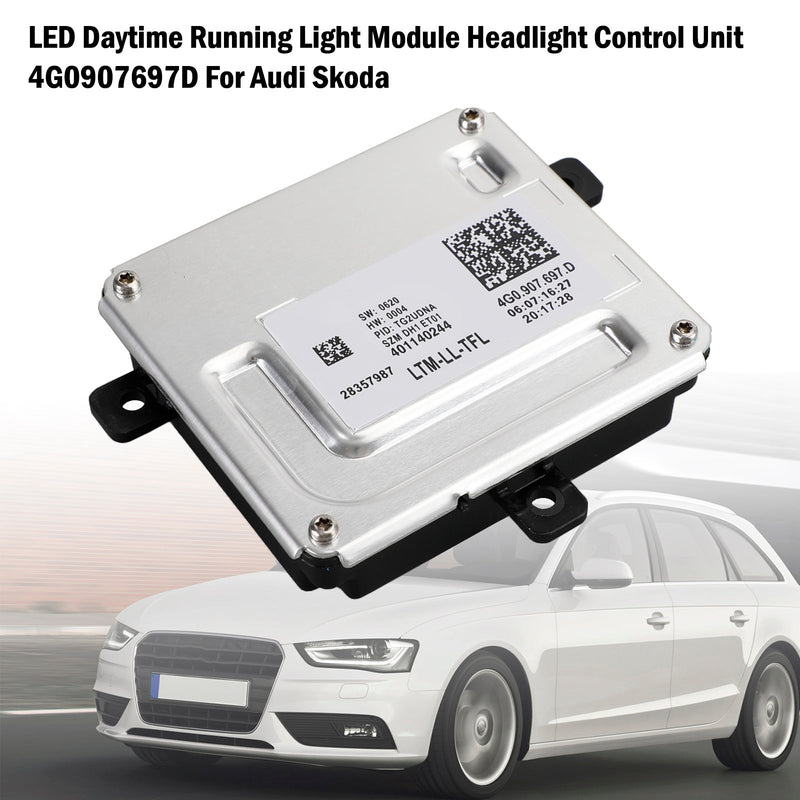 4G0907697D 2012-2015 Audi A4 / S4 Q3 LED وحدة التحكم في الإضاءة النهارية