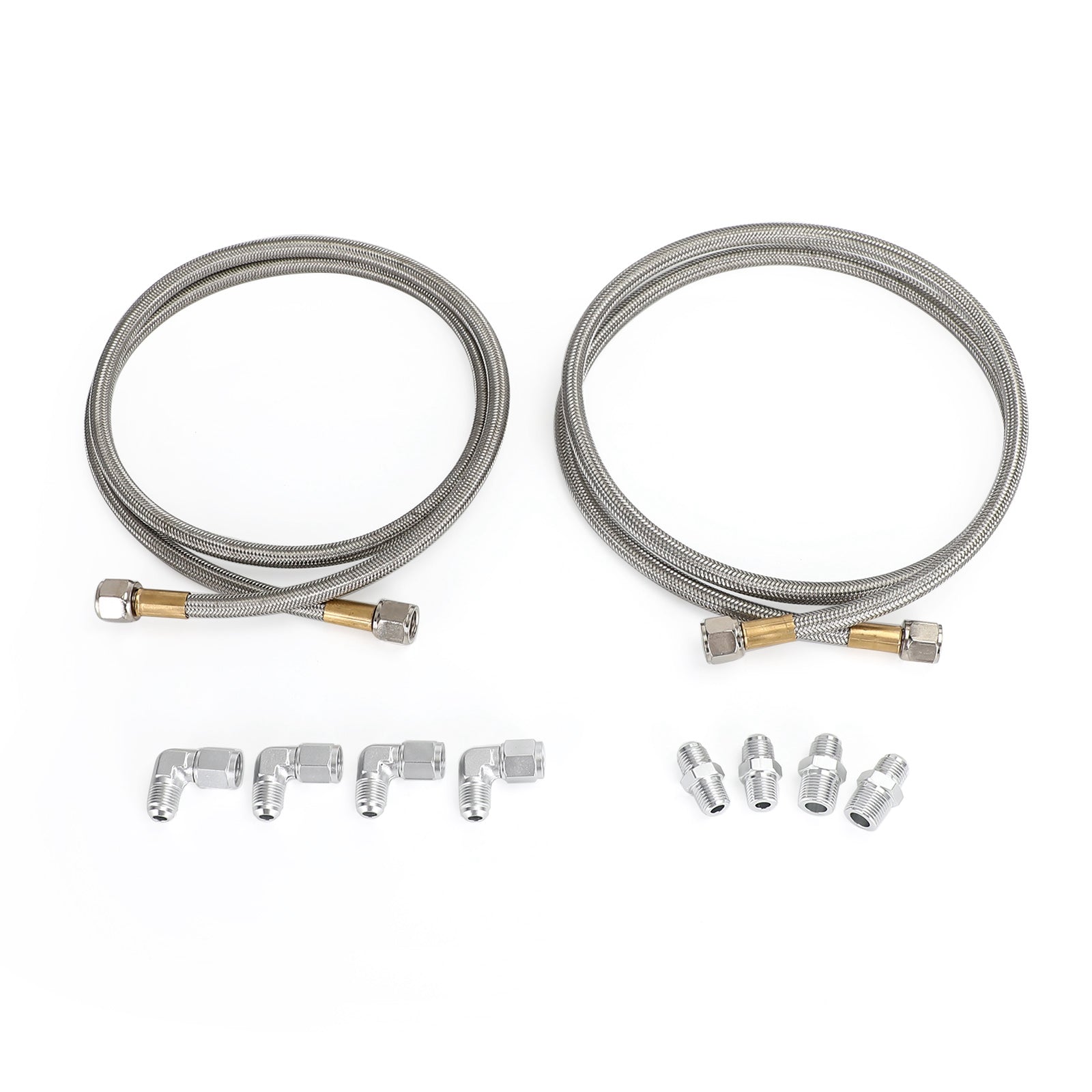 Automatic Transmission Cooler Lines Kit 6AN Hose Line Kit For GM 4L60E 4L65EA Generic