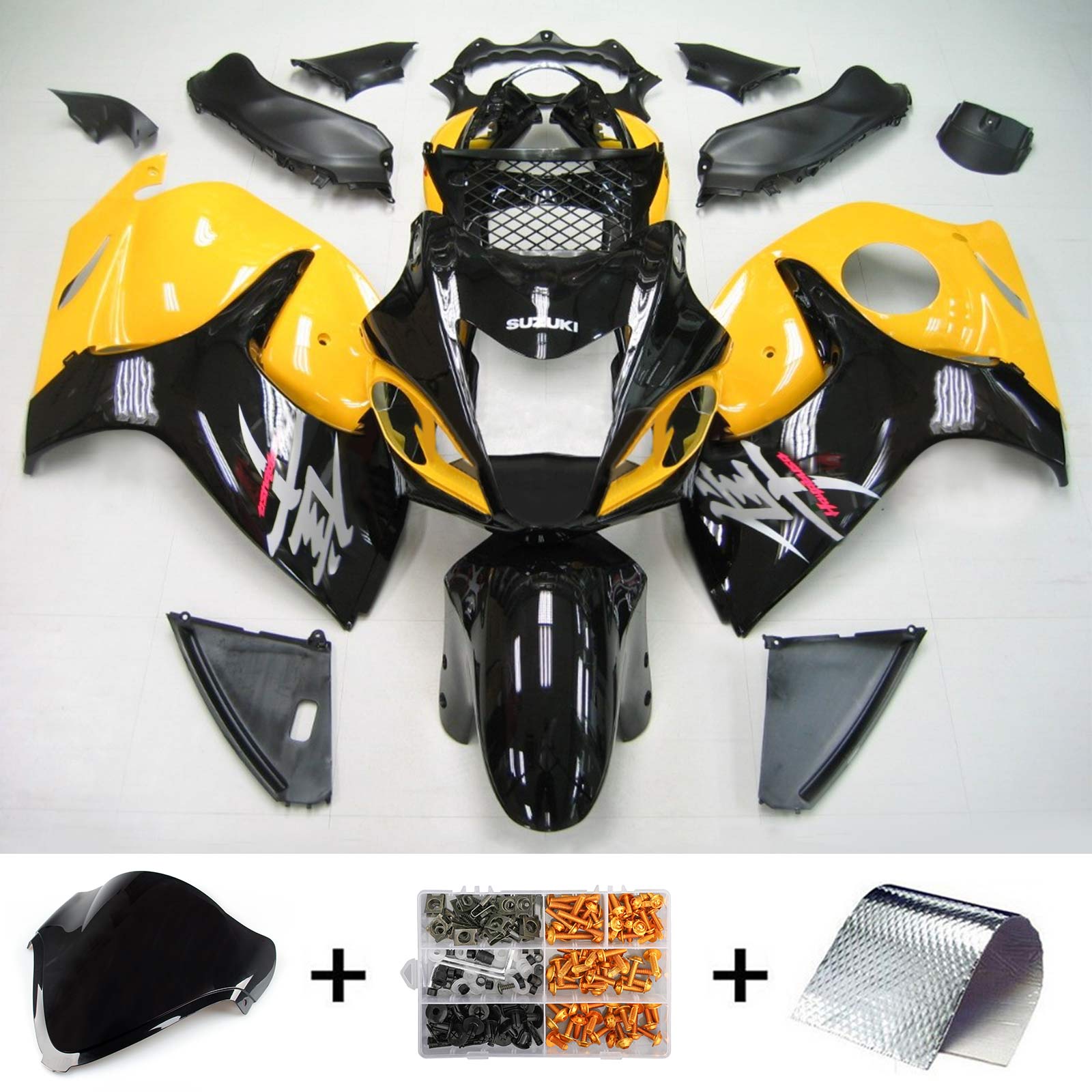 Suzuki Hayabusa GSXR1300 2008-2020 Fairing Kit Bodywork Plastic ABS