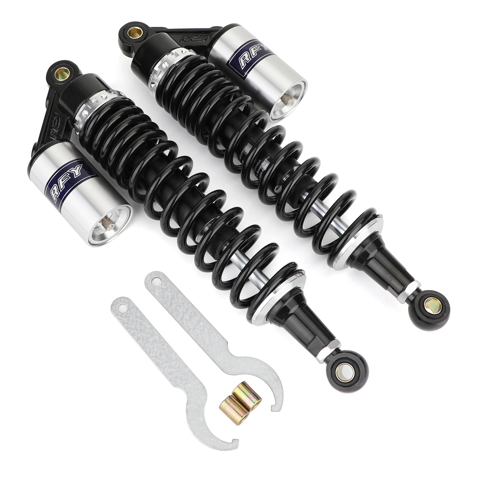 Amortiguadores de aire de suspensión trasera de 340mm y 375mm para Suzuki Yamaha Honda ATV genérico