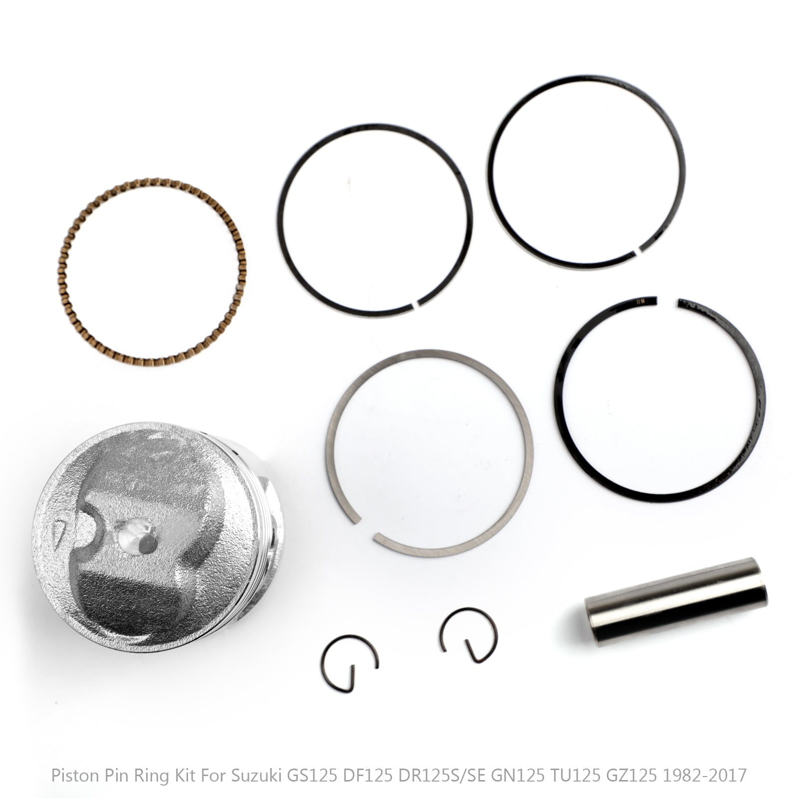 '+0.50MM Piston Kit - Bore Size ?57.50mm Fits GS125 DF/DR/GN/TU/GZ/GN 125 82-17