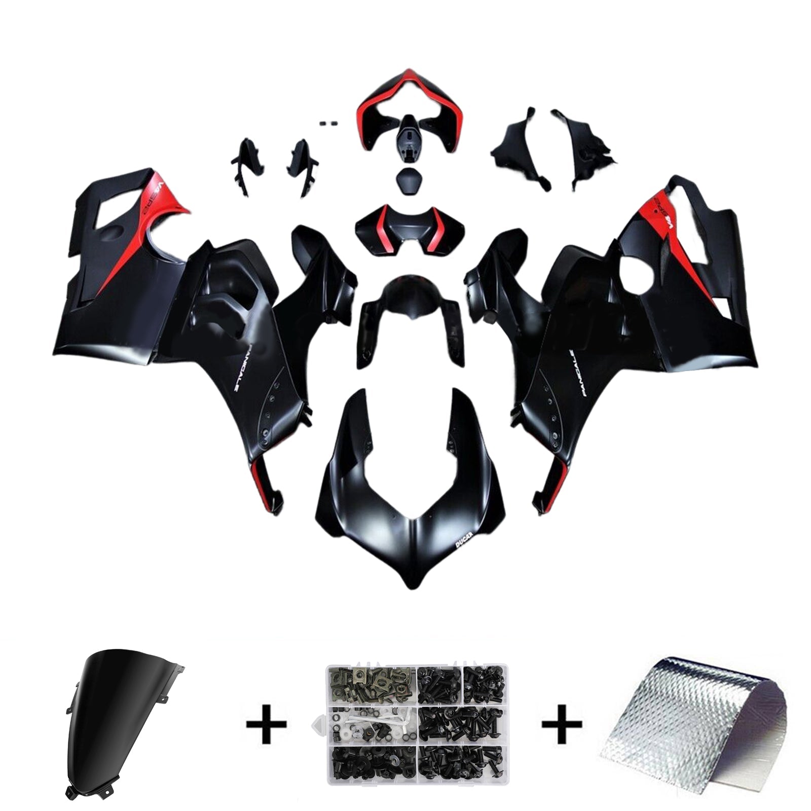 Ducati Panigale V4 V4S V4SP V4R 2020-2022 Fairing Kit هيكل السيارة