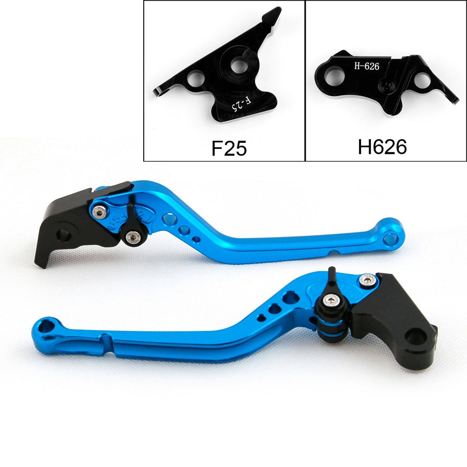 Long Brake Clutch Levers For Honda CBR500R 2013-2014 Black Generic