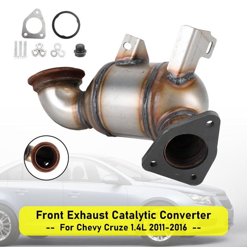 2011-2016 Chevrolet Cruze 1.4L Front Exhaust Catalytic Converter 16659