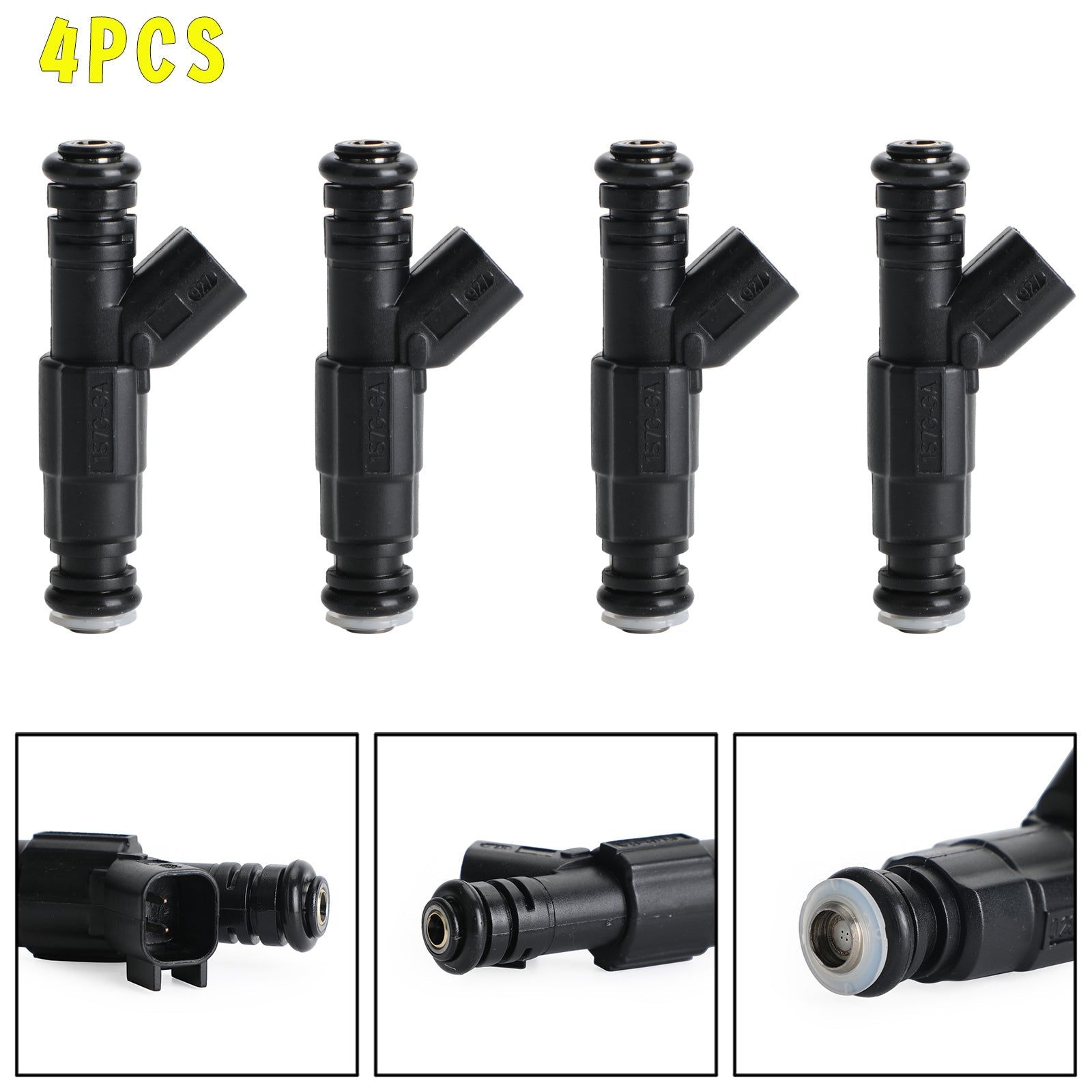 4PCS Fuel Injectors 0280156154 fit Ford C-MAX Fiesta Focus Mondeo 1.8L 2.0L Generic