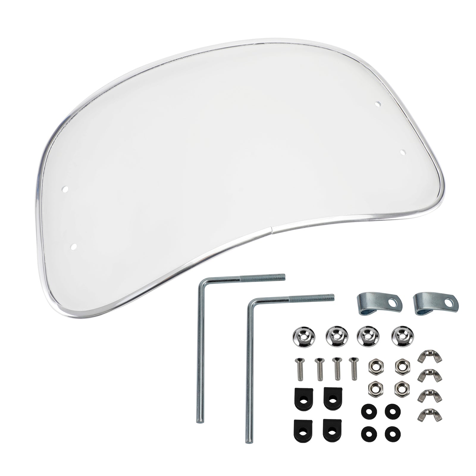 Universal ABS Motorcycle Front Windscreen Windshield fit for Most of motorcycle