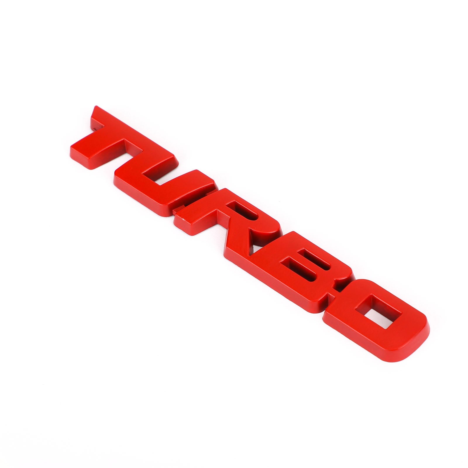 Metal 3D Turbo Logo Car Emblem Badge Sticker Trunk Bumper Decal Silver Generic