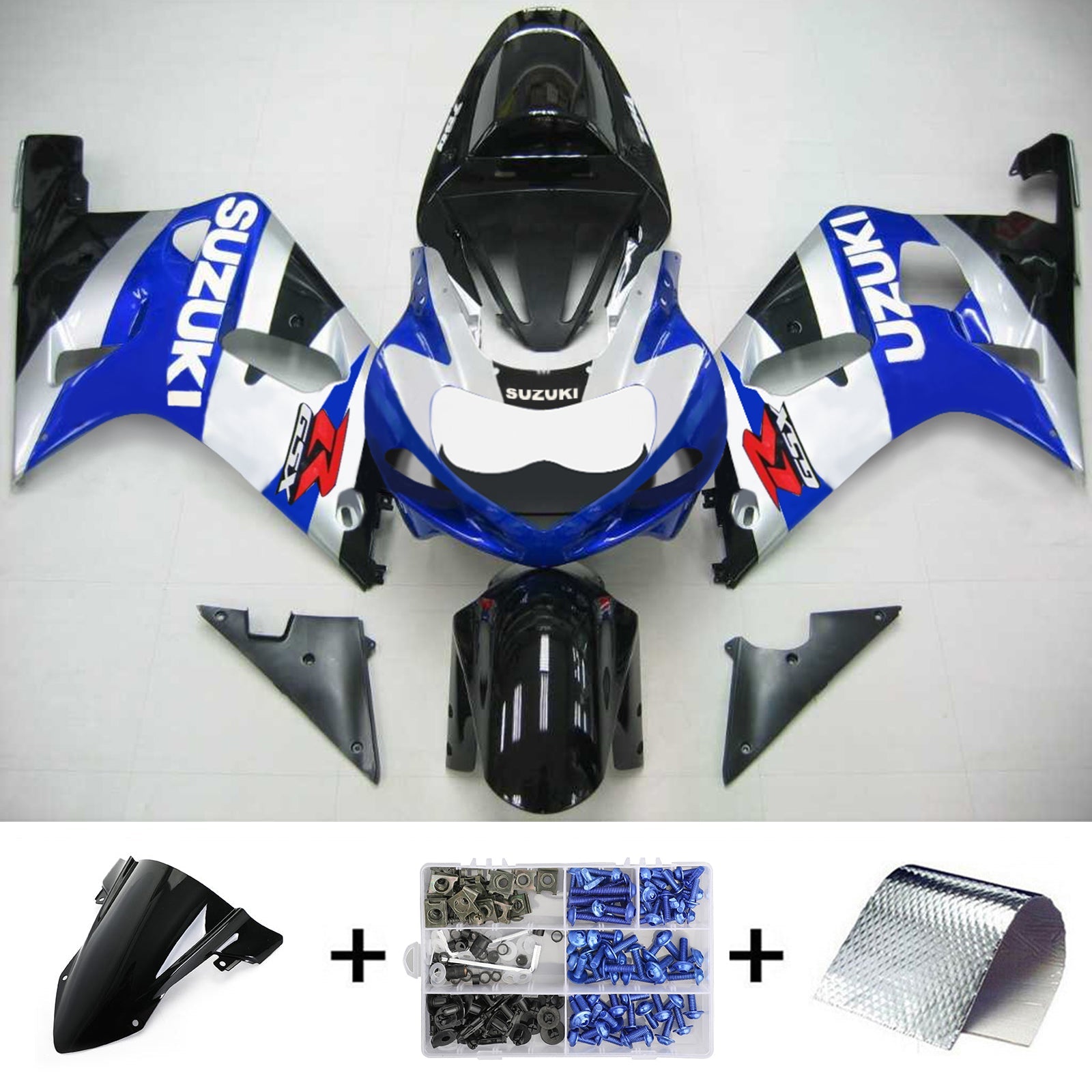 Suzuki GSXR750 2001-2003  Fairing Kit Bodywork Plastic ABS