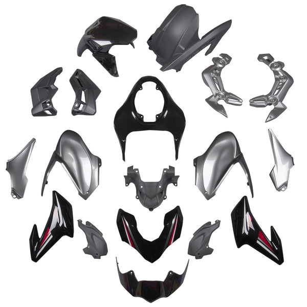 Silver Fairing Fit for Kawasaki Z900 2017-2019 Injection Plastic ABS Bodywork Generic