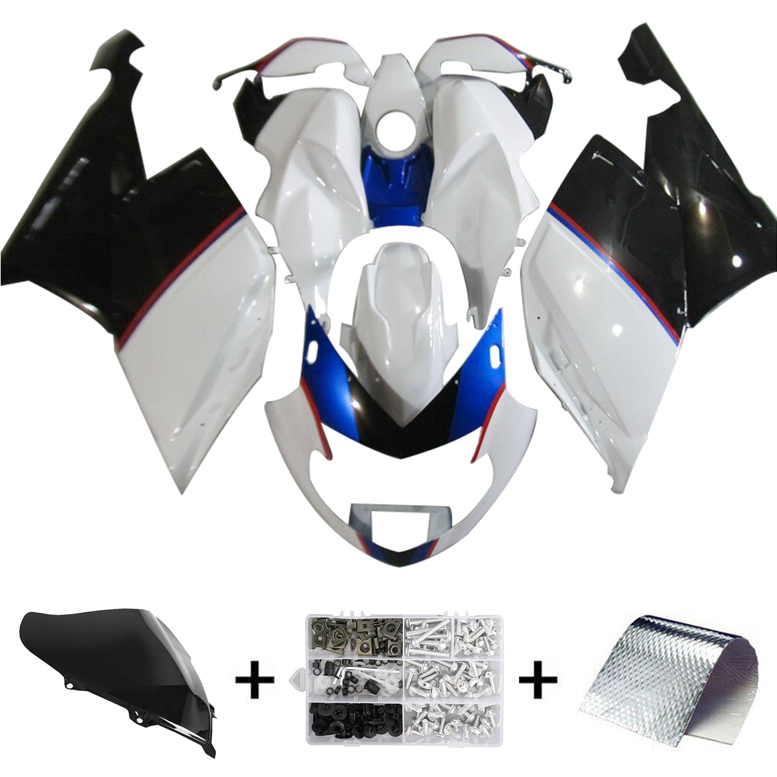 BMW K1200S 2005-2010 Fairing Kit Bodywork Plastic ABS