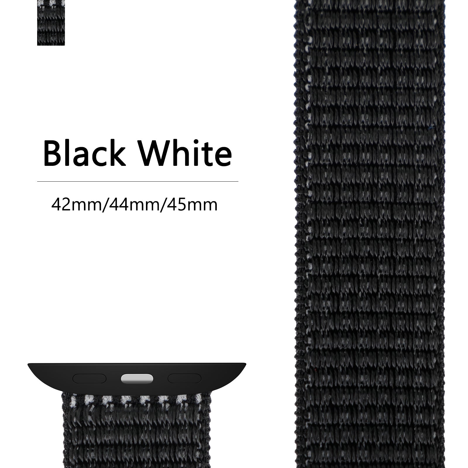 Nylon Sport Ring Strap for Apple Watch Series se/7/6/5/4/3/2/1  38-45mm