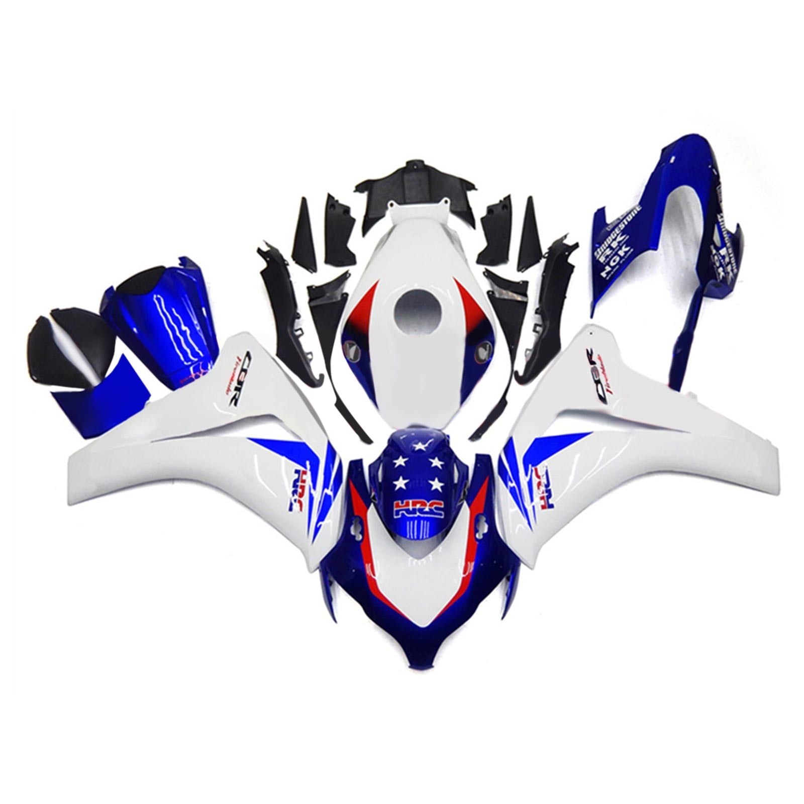 Honda CBR1000RR 2008-2011 Fairing Kit Bodywork Plastic ABS