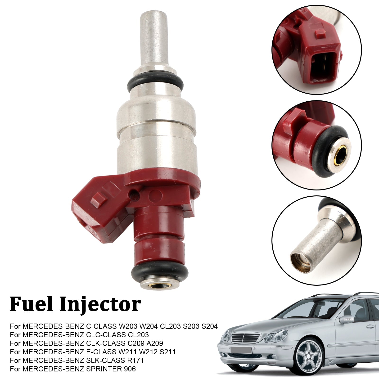 1PCS Fuel Injector A2710780023 Fit Mercedes Benz C-Class CLK-Class 1.8L