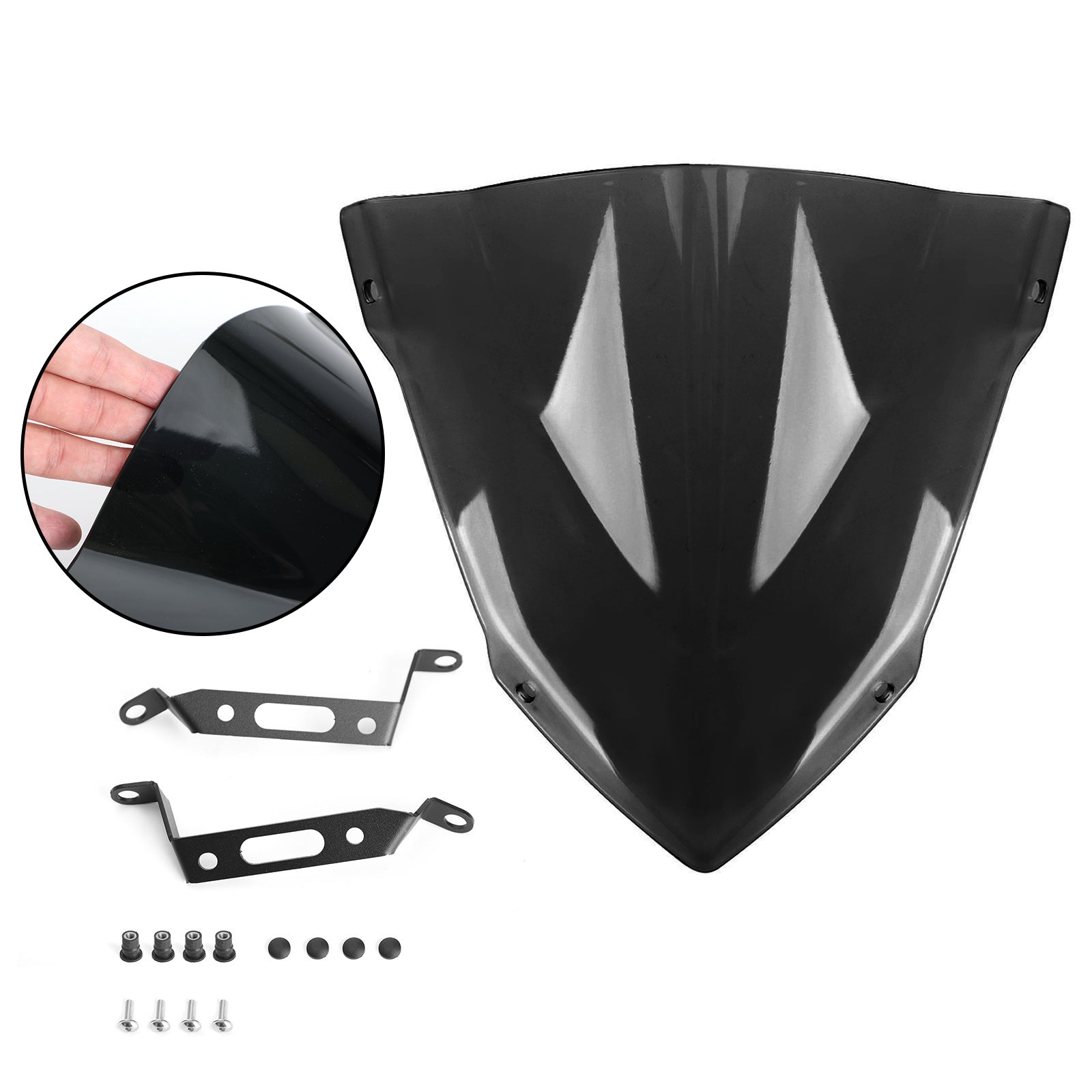 ABS Motorcycle Windshield WindScreen fit for Yamaha MT-07 MT07 2018-2020 Generic