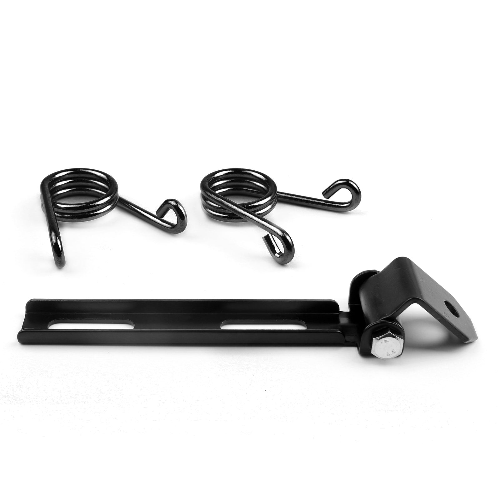 2X Springs Solo Seat Bracket Mounting V-Shape Spring Black para Chopper Bobber Generic