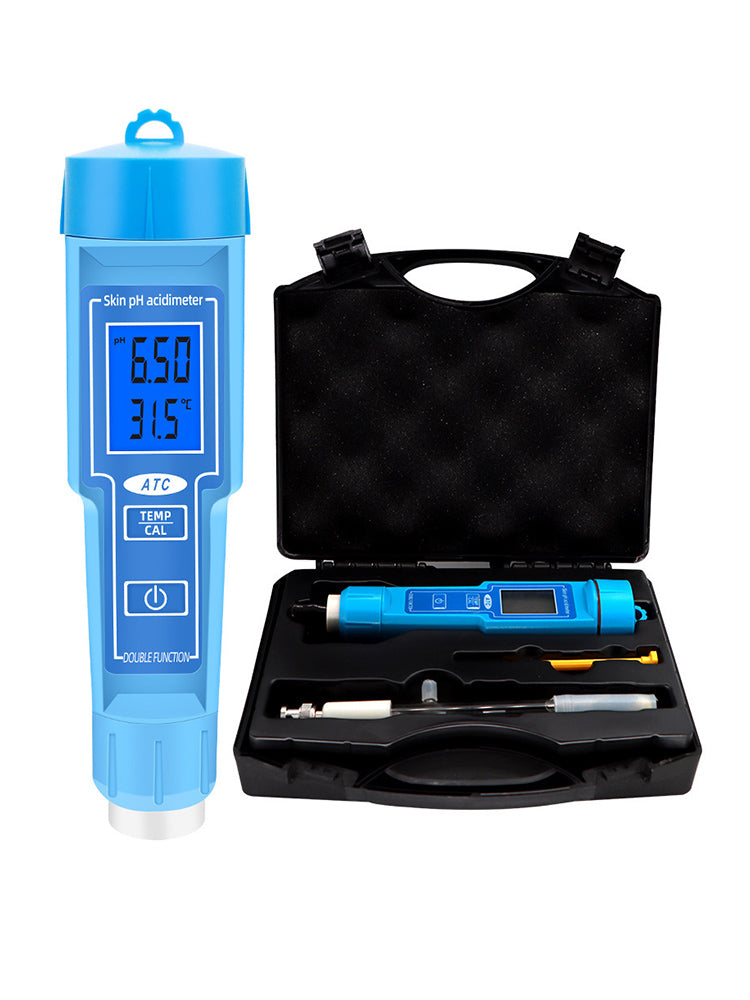 PH Meter Thermometer Pen For Food Fruit Meat Soil Lab Digital Acidity PH Tester