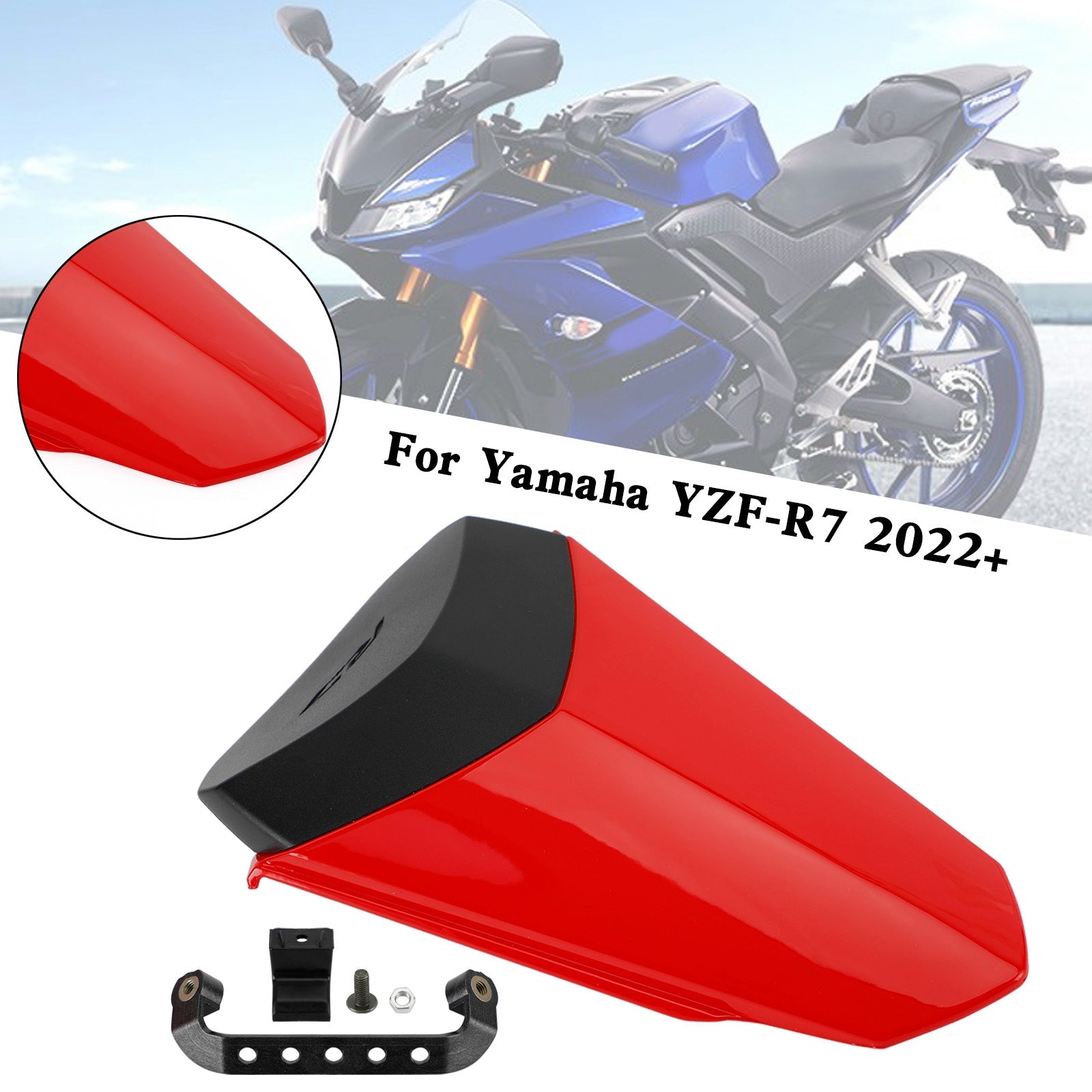 2022 2023 2024 YAMAHA YZF-R7 YZF R7 Tail Rear Seat Cover Fairing Cowl