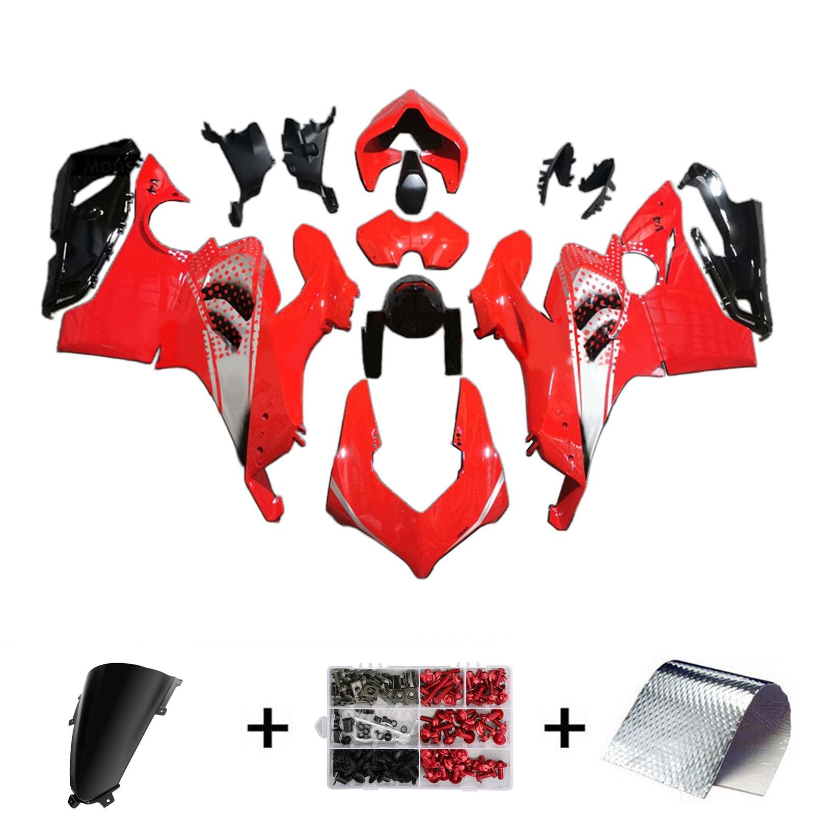 Ducati Panigale V4 V4S V4SP V4R 2020-2022 Fairing Kit هيكل السيارة