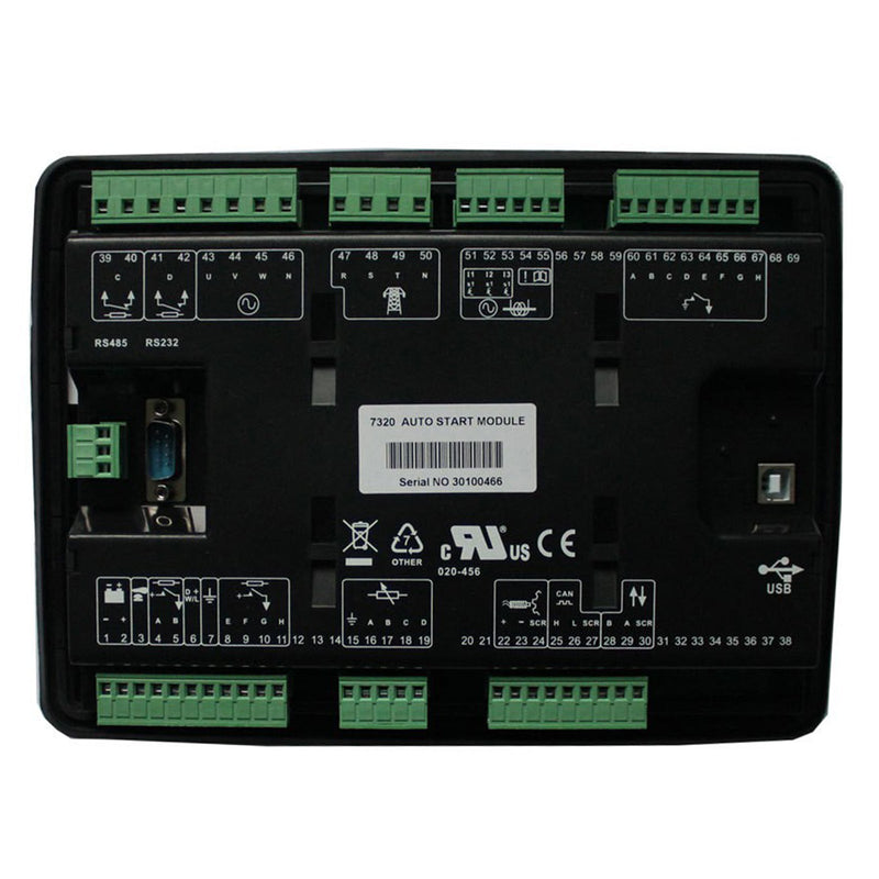 Reemplazo del controlador automático AMF ATS DSE7320 Placa del módulo de control del generador