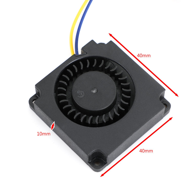 Impresora 3D Radial Turbo Blower Fan 12V 24V 4010 40MM Para ENDER 3 CR10 CR-10S PRO