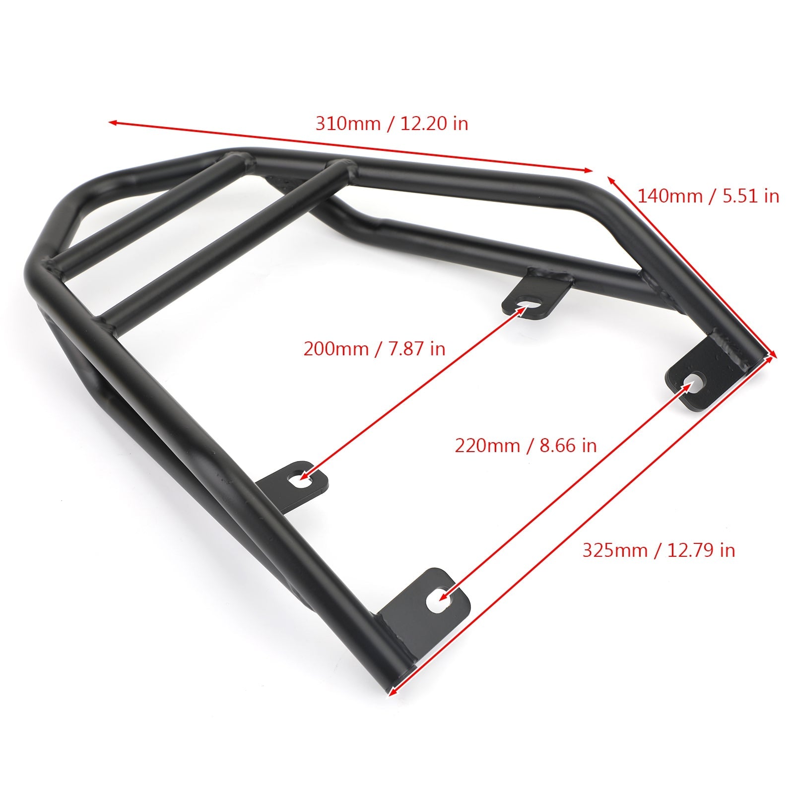 Rear Top Case Carrier Luggage Rack Fit for Ducati Scrambler 400 803 2016-2019 Generic