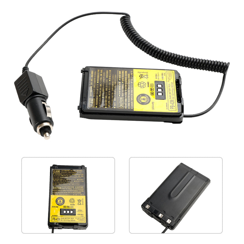 Adaptador eliminador de batería para cargador de coche, para Radio Kenwood TH-K2AT K4AT K255A K2ET