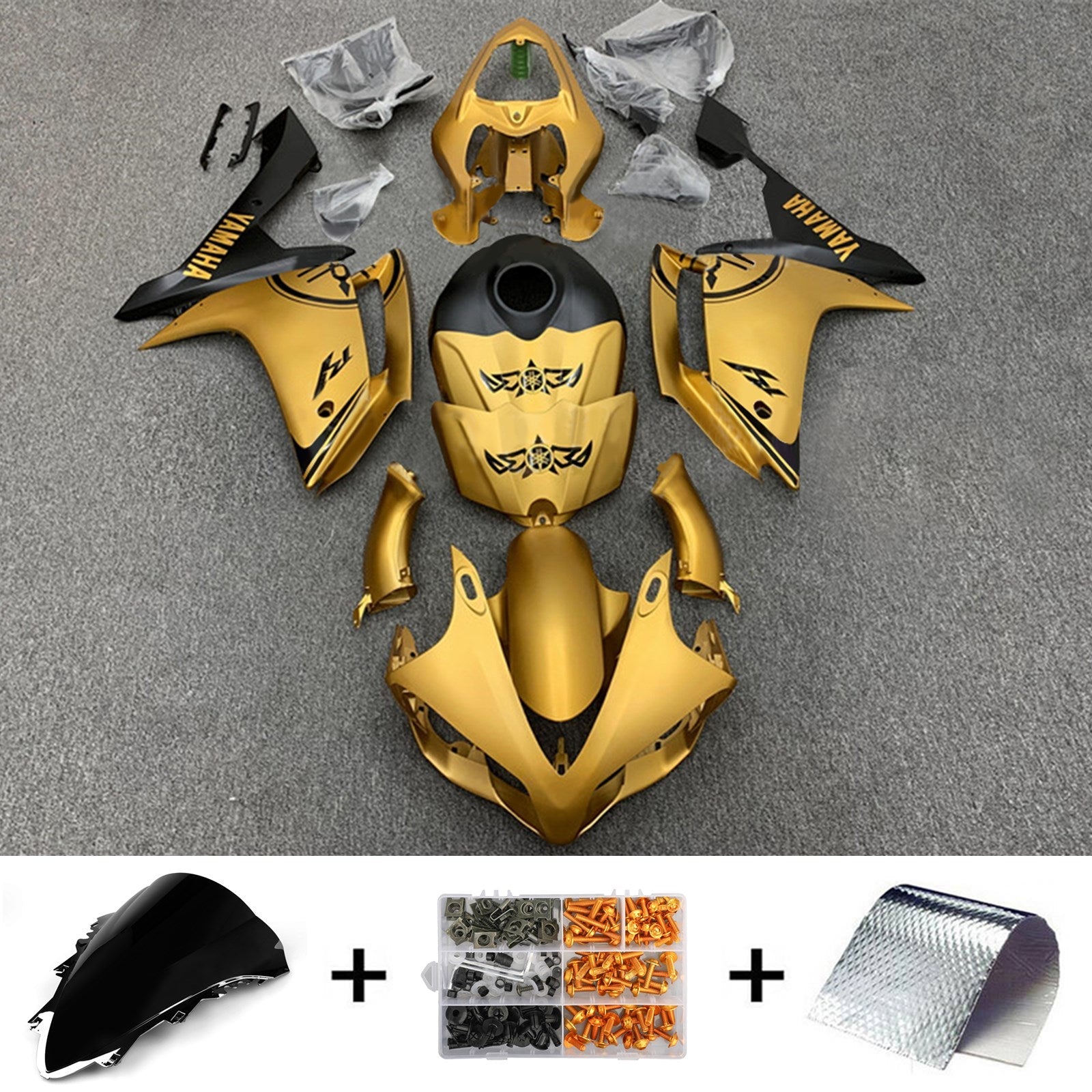 Yamaha YZF 1000 R1 2007-2008 Fairing Kit Bodywork Plastic ABS