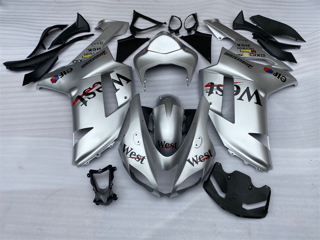 Kawasaki ZX6R 636 2007-2008 Fairing Kit Bodywork Plastic ABS