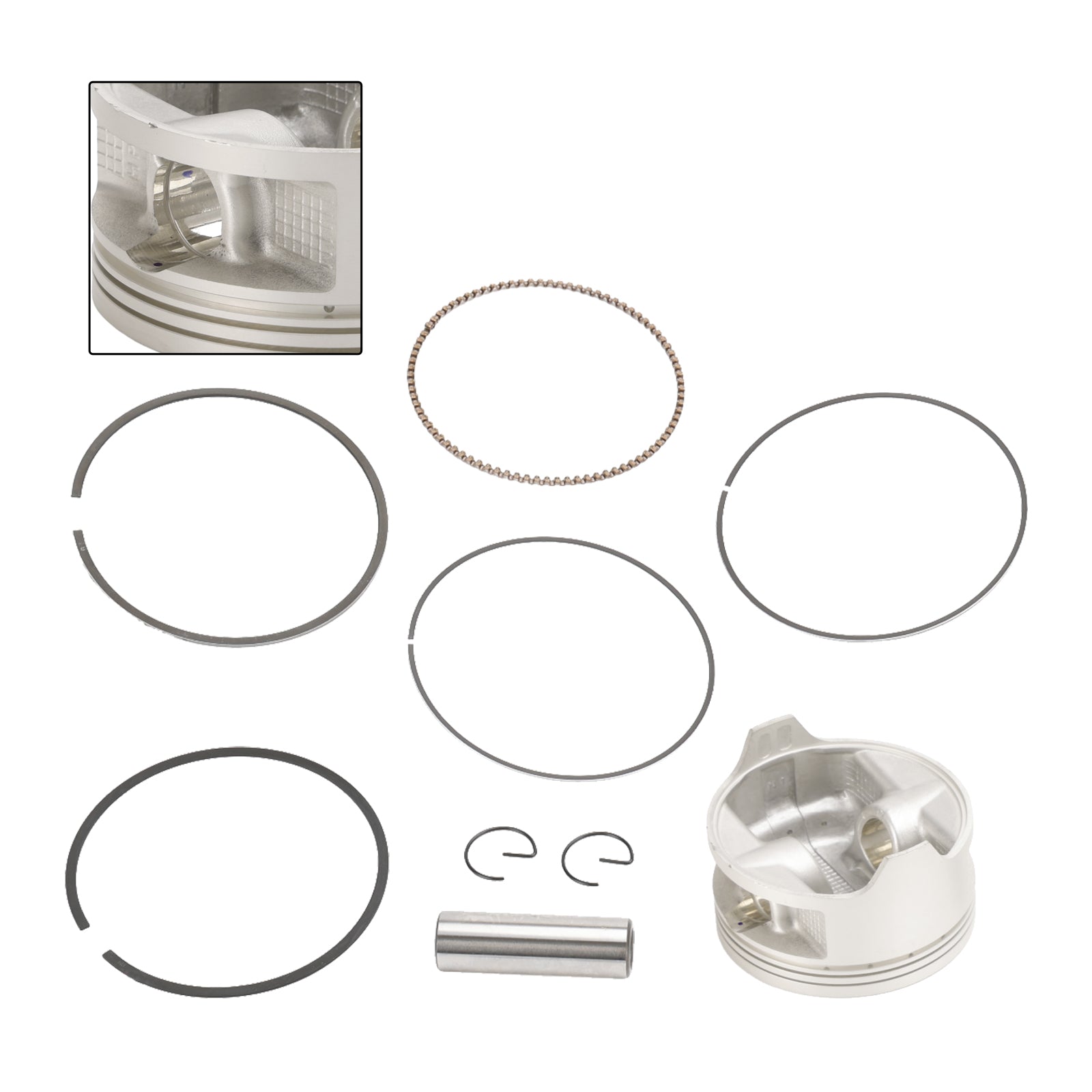 Honda Rancher Trx420 2007-2018 Piston Ring Rebuild Kit Std Bore 86.5Mm