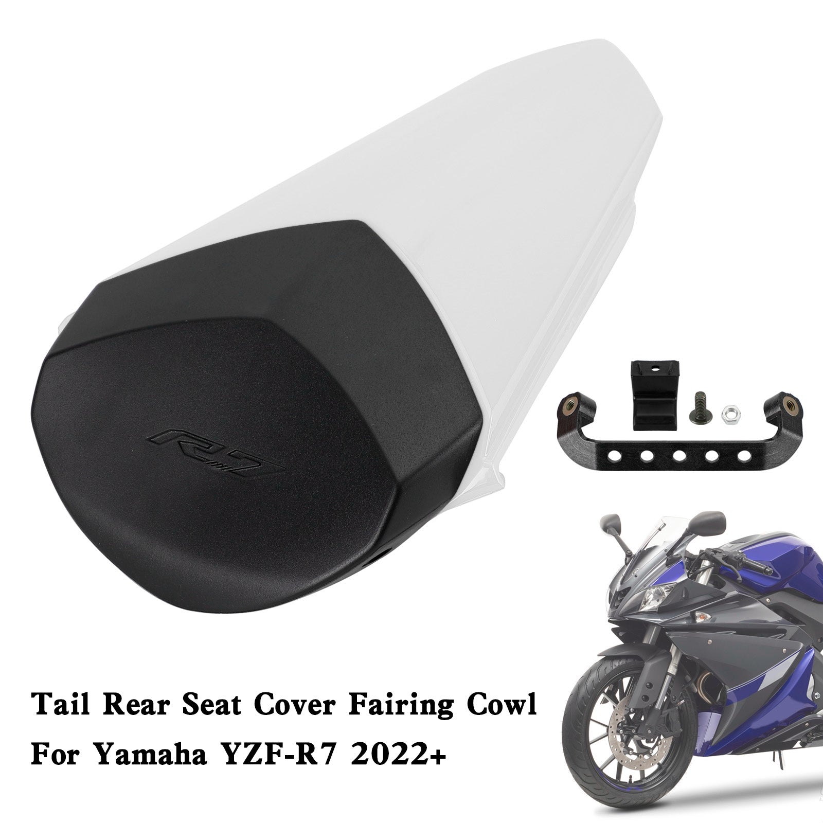 2022 2023 2024 YAMAHA YZF-R7 YZF R7 Tail Rear Seat Cover Fairing Cowl