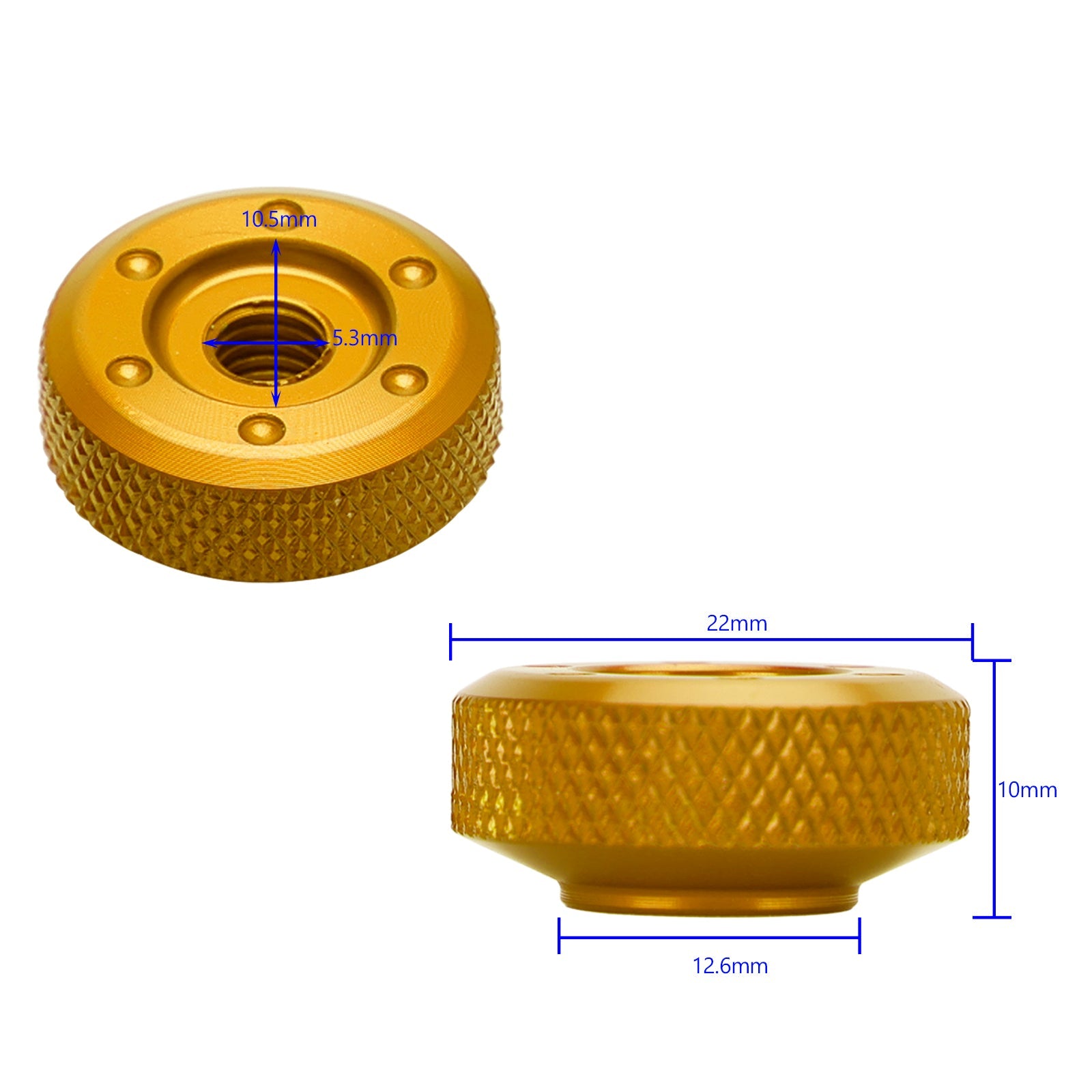 Aluminum Chain Adjust Nuts For Honda Grom 125 MSX Monkey Z125 Dax ST125 Trail