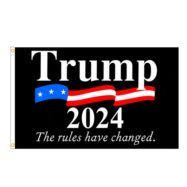 علم الرئيس دونالد ترامب 2024، اجعل أمريكا عظيمة MAGA لافتة مقاس 3 × 5 أقدام