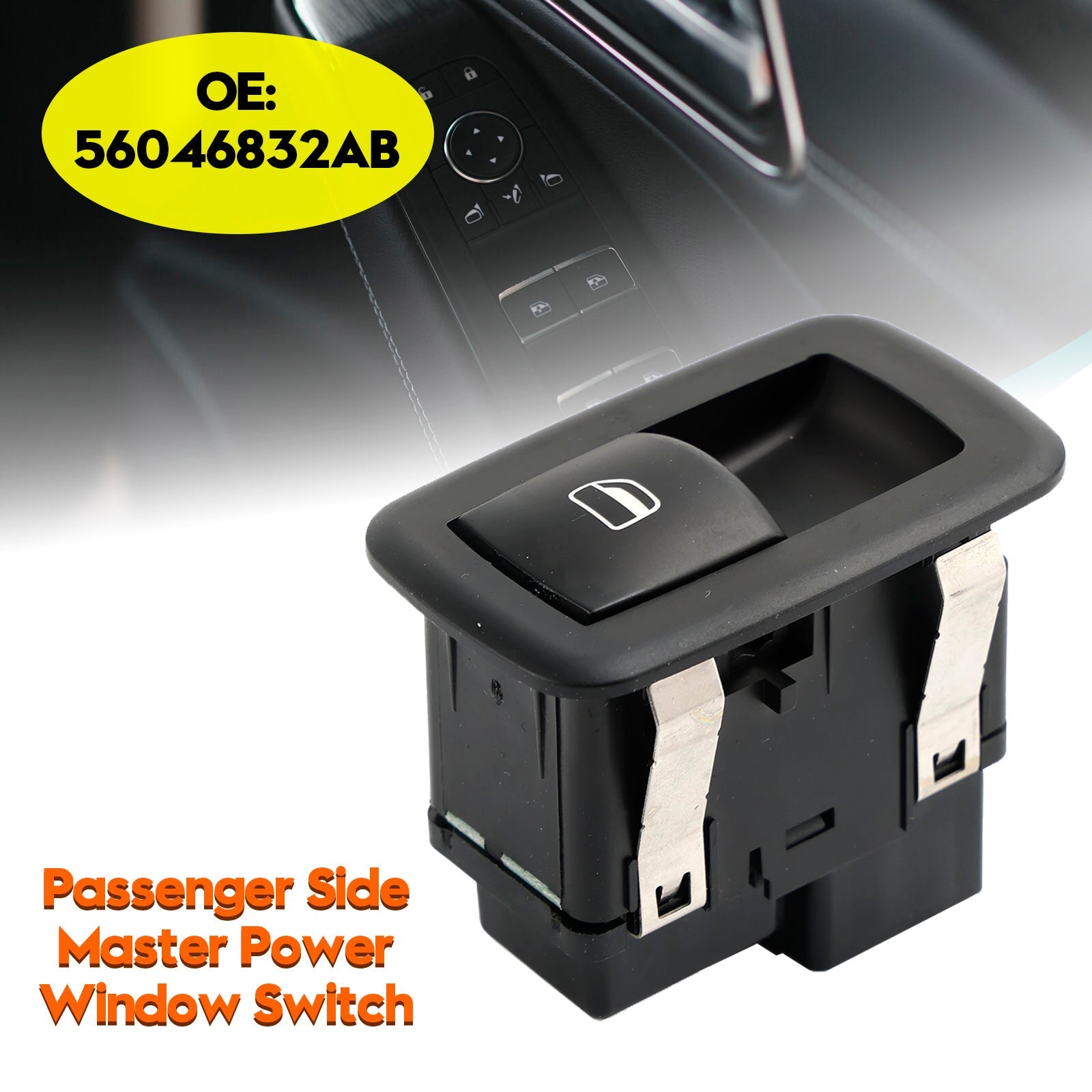 Interruptor de ventanilla eléctrica principal del lado del pasajero trasero derecho para Chrysler 300 2011-2014