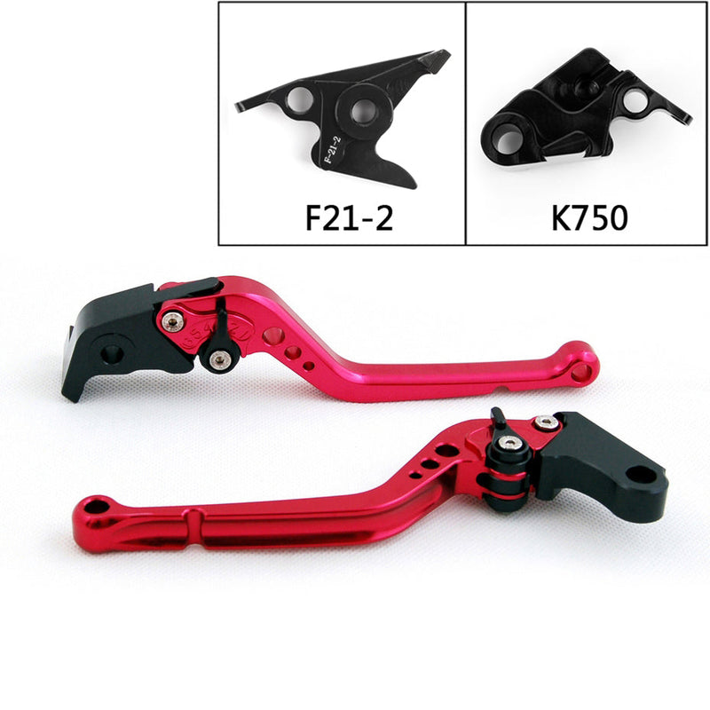 CNC Aluminum Motorcycle Long Clutch Brake Lever For Kawasaki Z900 2017-18 Black Generic