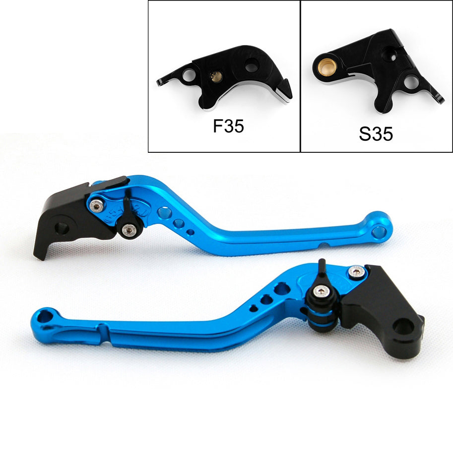 Brake Clutch Levers For Suzuki GSXR600 GSXR750 2006-2010 GSXR1000 2005-06 Black Generic