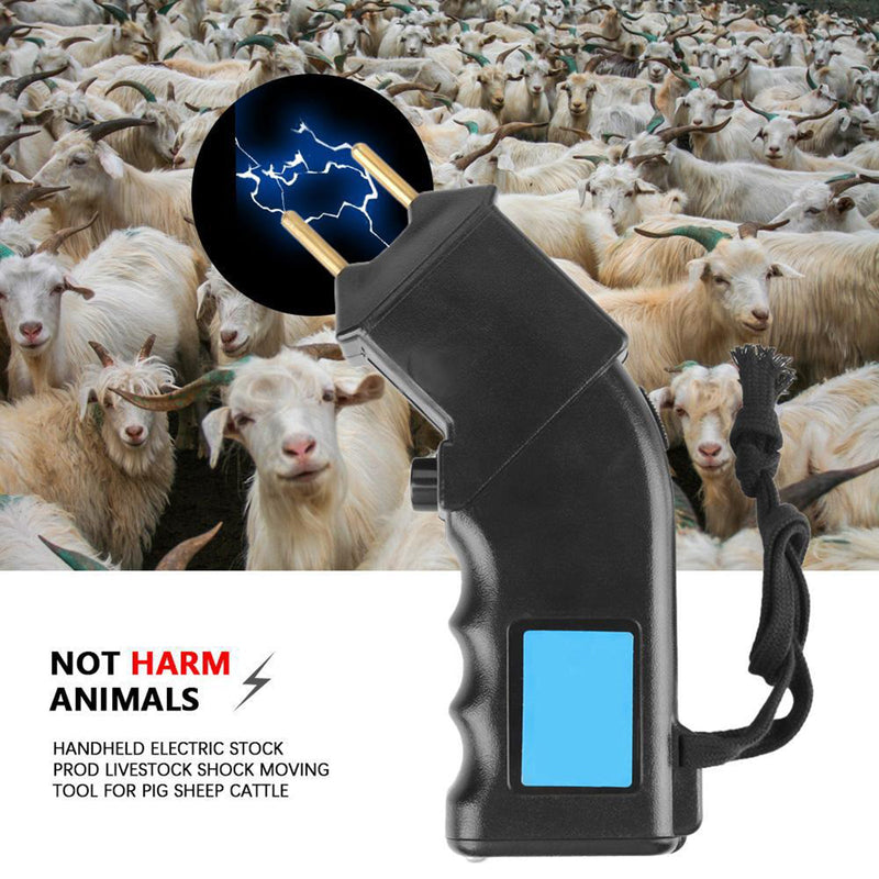 1Pcs 4000V Electric Hand Cattle Prod Portable Handheld Drive Away Cow Livestock Tool