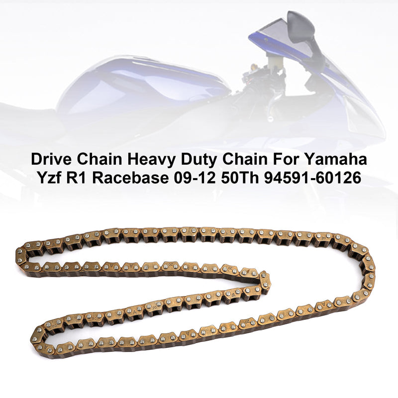 2009-2012 Yamaha Yzf R1 Racebase 50Th 94591-60126 Cadena de transmisión de sincronización pesada