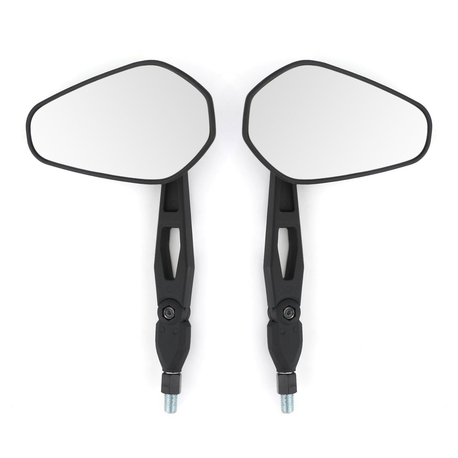 New Nylon M10 10Mm Rearview Side Mirrors Pair For Motorcycle Motorbike Custom Generic