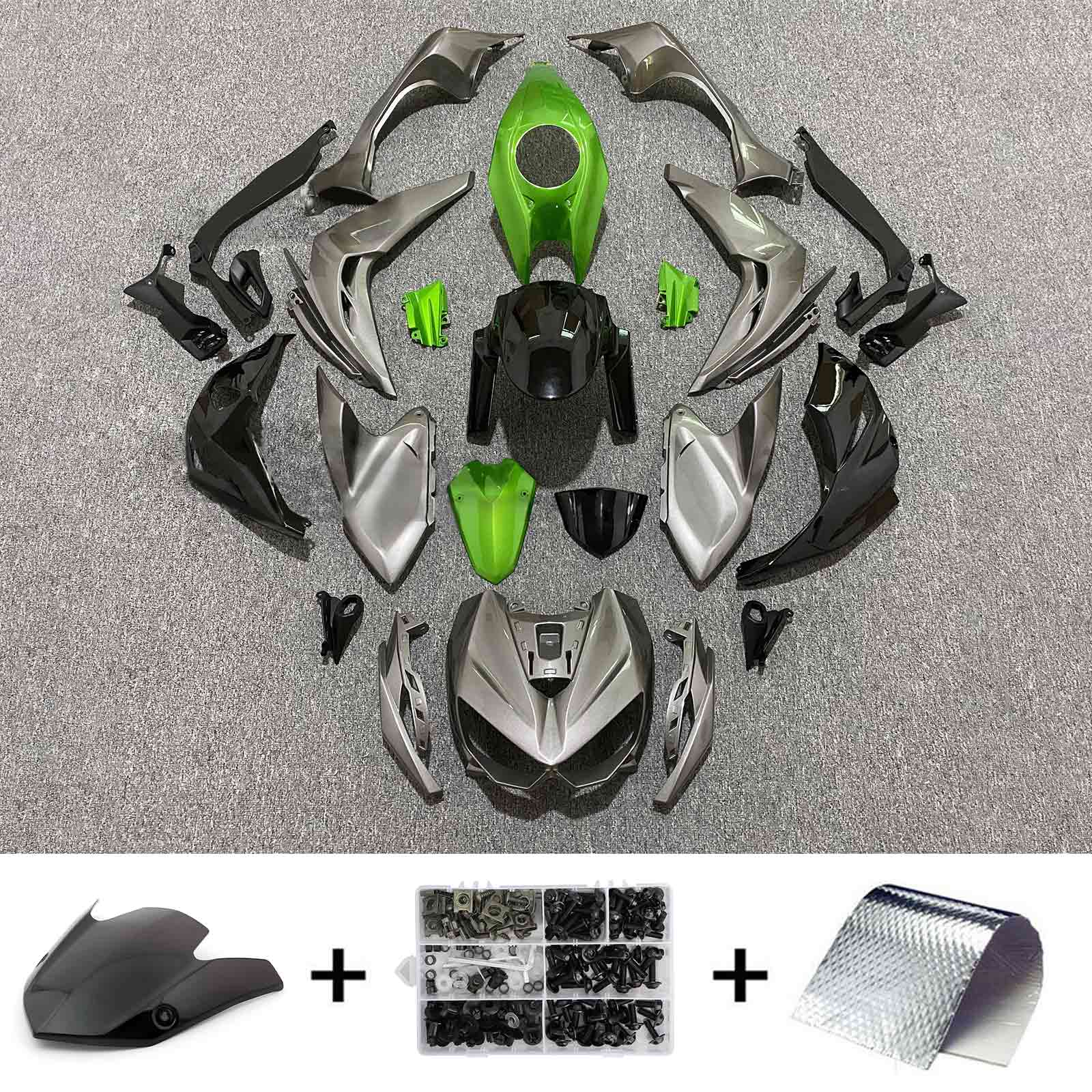 Kawasaki Z1000 2014-2017 Fairing Kit Bodywork Plastic ABS