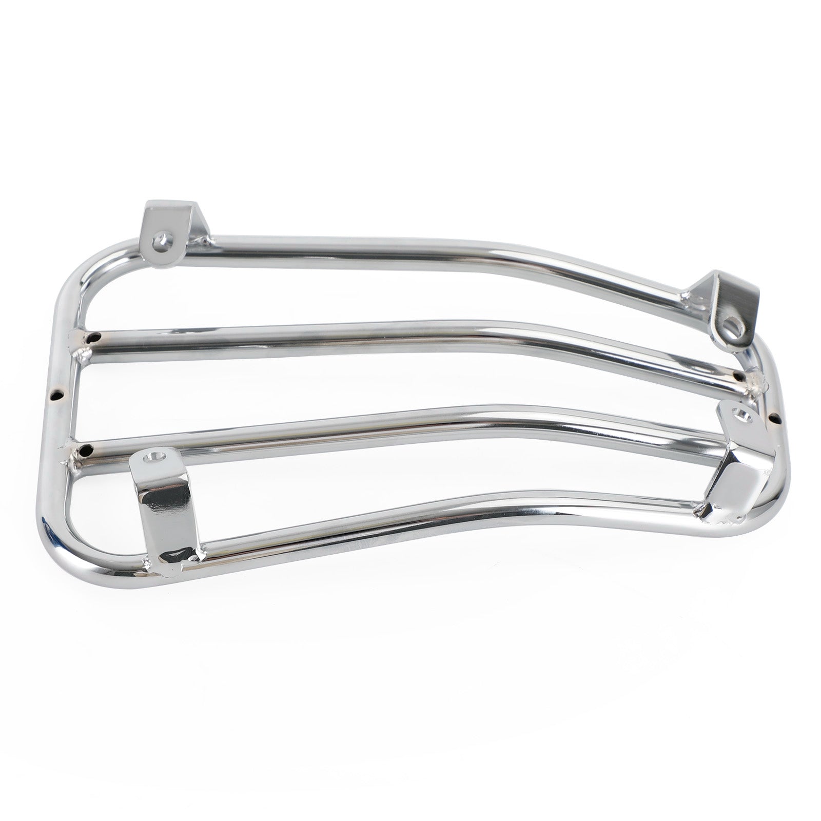 CHROME FLOOR BOARD LUGGAGE CARRY SUPPORT RACK FOR VESPA PRIMAVERA SPRINT 125 150 Generic