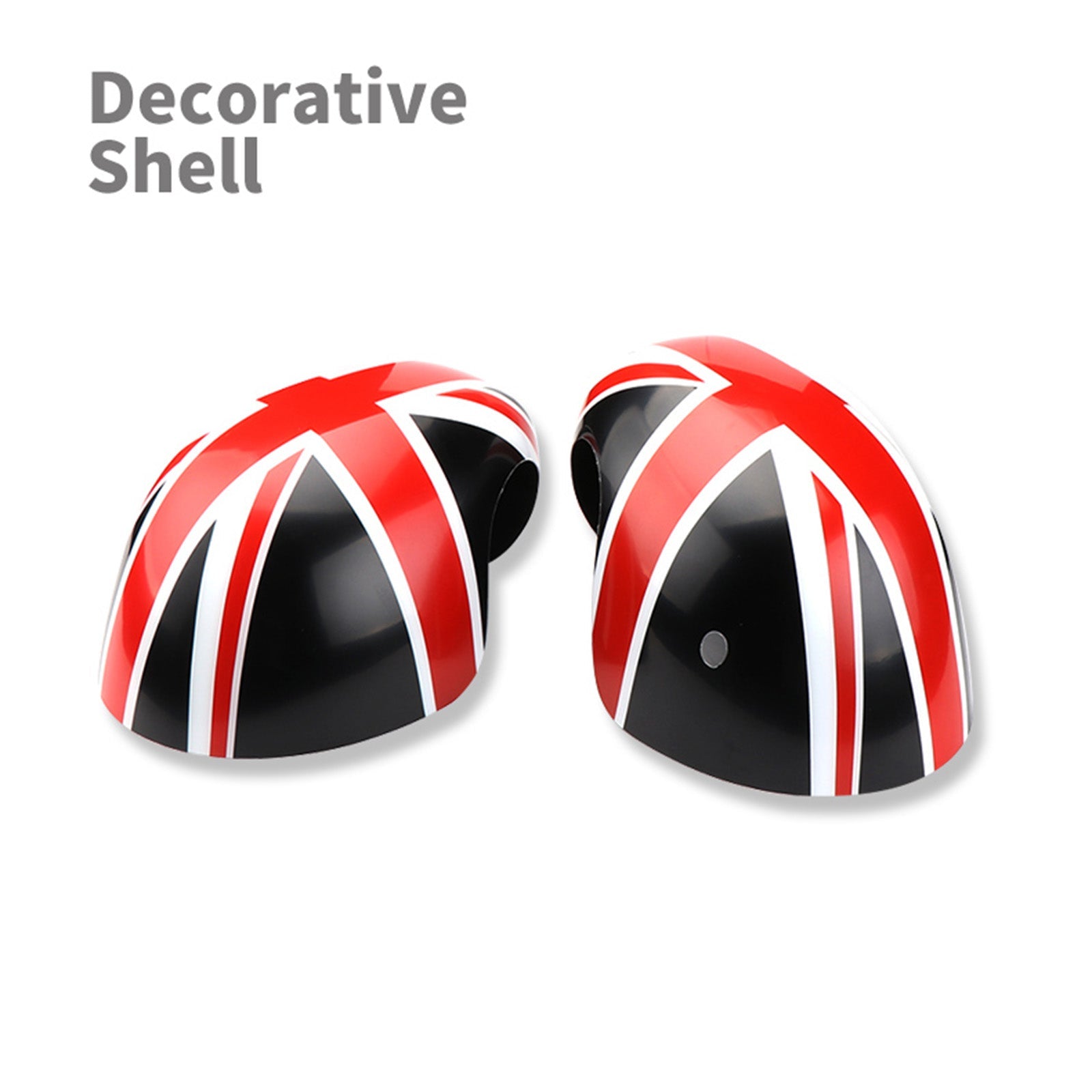 2019-2021 MINI Cooper F54 F55 F56 F57 F60 Union Jack UK Flag Mirror Covers for Black/Red Generic