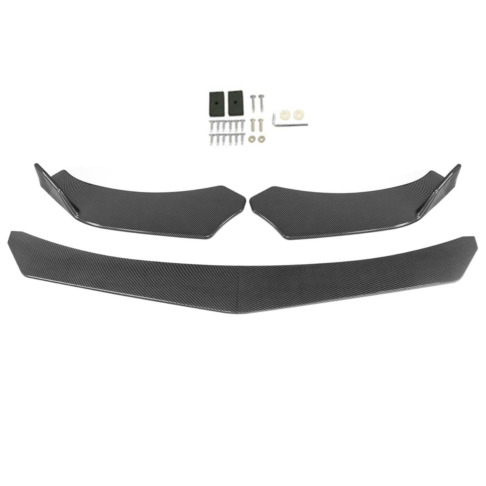 4PCS Universal Parachoques Delantero Labio Cuerpo Kit Spoiler Fit BMW Benz Mazda GMC Generic CA Market