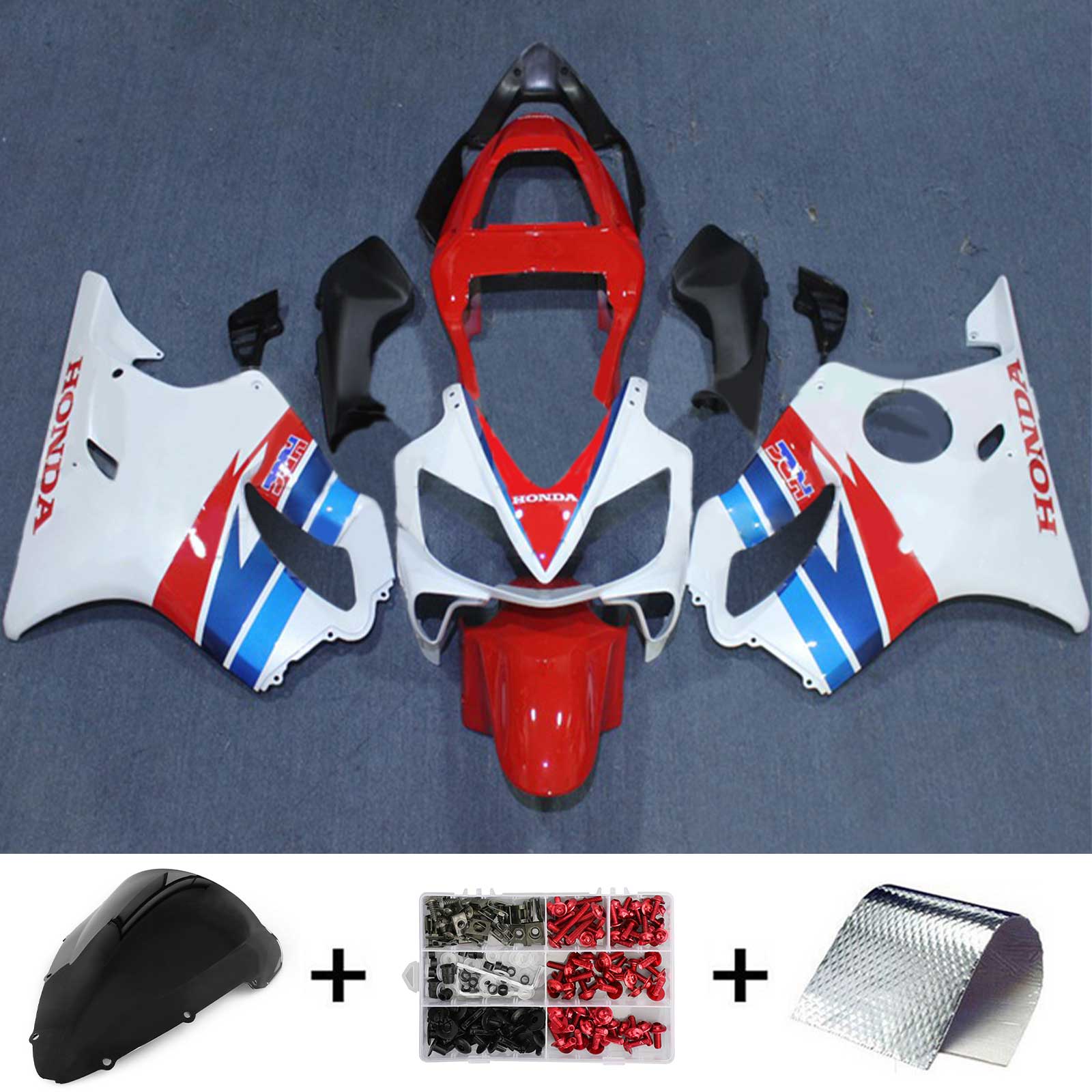 Honda CBR600 F4i 2001-2003 Fairing Kit Bodywork Plastic ABS