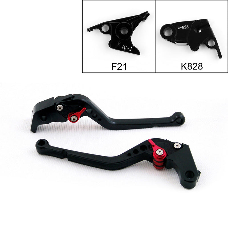 Long Brake Clutch Levers Fit Z750 2007-2012 Z800 2013-2014 Black Generic