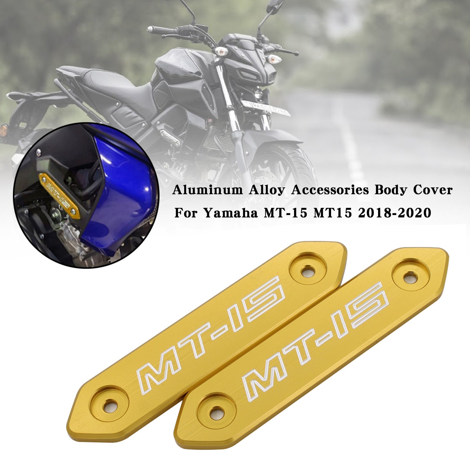 Aluminum Alloy Accessories Body Cover For Yamaha MT 15 MT-15 MT15 2018-2020 Generic